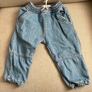 Zara kids denim balloon pants